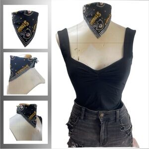Pittsburgh Steelers Black and Gold Bandana